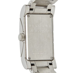 ブルガリ レッタンゴロ 腕時計 RT39S クオーツ ホワイト文字盤 ステンレススチール レディース BVLGARI 【中古】