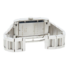 ブルガリ レッタンゴロ 腕時計 RT45S クオーツ ホワイト文字盤 ステンレススチール メンズ BVLGARI 【中古】