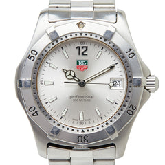タグホイヤー プロフェッショナル 200m 腕時計 WK1112-1 クオーツ シルバー文字盤 ステンレススチール メンズ TAG HEUER 【中古】