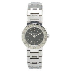 ブルガリ ブルガリブルガリ 腕時計 BB23SS クオーツ ブラック文字盤 ステンレススチール レディース BVLGARI 【中古】