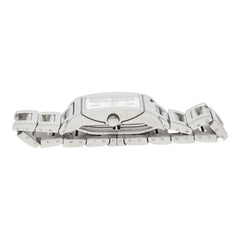 ブルガリ レッタンゴロ 腕時計 RT39S クオーツ ホワイト文字盤 ステンレススチール レディース BVLGARI 【中古】