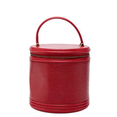ルイ ヴィトン エピ カンヌ ハンドバッグ バニティバッグ M48037 カスティリアンレッド レザー レディース LOUIS VUITTON 【中古】