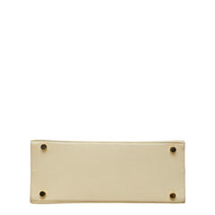 サルヴァトーレフェラガモ ヴァラ ハンドバッグ ショルダーバッグ 2WAY BA214178 アイボリー系 レザー レディース Salvatore Ferragamo 【中古】