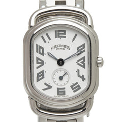 エルメス ラリー 腕時計 RA2.210 クオーツ ホワイト文字盤 ステンレススチール レディース HERMES 【中古】