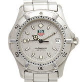 タグホイヤー プロフェッショナル セル 腕時計 WE1211-R クオーツ グレー文字盤 ステンレススチール メンズ TAG HEUER 【中古】