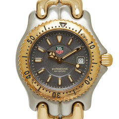 タグホイヤー プロフェッショナル セル 腕時計 WG1320-0 クオーツ グレー文字盤 ステンレススチール レディース TAG HEUER 【中古】