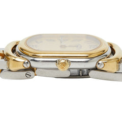 エルメス ラリー 腕時計 RA1.240 クオーツ ゴールド文字盤 ステンレススチール レディース HERMES 【中古】