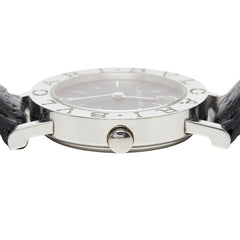 ブルガリ ブルガリブルガリ デイト 腕時計 BB26SL クオーツ ブラック文字盤 ステンレススチール レディース BVLGARI 【中古】