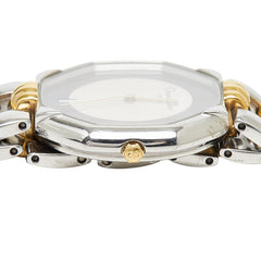 ディオール オクタゴン 腕時計 D45-204-1 クオーツ シルバー文字盤 ステンレススチール メンズ Dior 【中古】