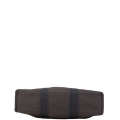 エルメス エールラインMM トートバッグ グレー キャンバス レディース HERMES 【中古】