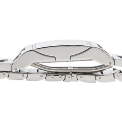 ブルガリ レッタンゴロ 腕時計 RT45S 自動巻き ホワイト文字盤 ステンレススチール メンズ BVLGARI 中古