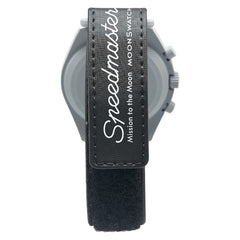 オメガ × Swatch スウォッチ スピードマスター ミッション トゥ ムーン 腕時計 SO33A100 クオーツ ブラック文字盤 ナイロン バイオセラミック メンズ OMEGA 【中古】
