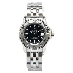 チュードル ハイドロノート 腕時計 99090 自動巻き ブラック文字盤 ステンレススチール レディース TUDOR 【中古】