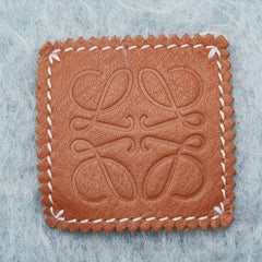 ロエベ アナグラム ストライプ マフラー マルチカラー ウール モヘア レディース LOEWE 【中古】