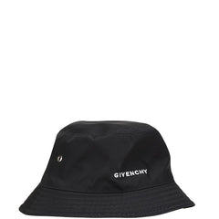 ジバンシー ブランドロゴ バケットハット サイズ:58 ブラック ナイロン メンズ Givenchy 【中古】