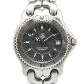 タグホイヤー セル プロフェッショナル200 腕時計 WG1113-K0 クオーツ グレー文字盤 ステンレススチール メンズ TAG HEUER 【中古】