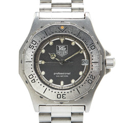 タグホイヤー 3000シリーズ 腕時計 932.213 クオーツ グレー文字盤 ステンレススチール レディース TAG HEUER 【中古】