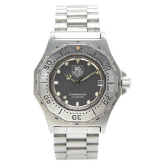 タグホイヤー 3000シリーズ 腕時計 932.213 クオーツ グレー文字盤 ステンレススチール レディース TAG HEUER 【中古】
