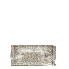 ディオール ブックトート トワル ド ジュイ トートバッグ ベージュ グレー キャンバス レディース Dior 【中古】