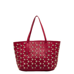 ジミーチュウ スタースタッズ ソフィアS ハンドバッグ トートバッグ ピンク レザー レディース JIMMY CHOO 【中古】