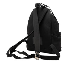 サンローラン シティ リュック バックパック PLB650617 ブラック キャンバス レザー レディース SAINT LAURENT 【中古】