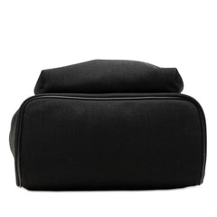 サンローラン シティ リュック バックパック PLB650617 ブラック キャンバス レザー レディース SAINT LAURENT 【中古】