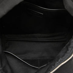 サンローラン シティ リュック バックパック PLB650617 ブラック キャンバス レザー レディース SAINT LAURENT 【中古】