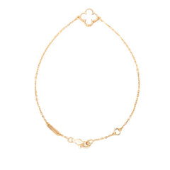 ヴァンクリーフ&アーペル スウィート アルハンブラ ブレスレット K18YG イエローゴールド マザーオブパール レディース Van Cleef & Arpels 【中古】