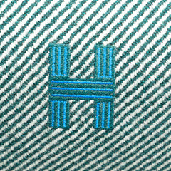 エルメス ブリッドアブラックPM ハンドバッグ グリーン ブルー オレンジ キャンバス レディース HERMES 【中古】