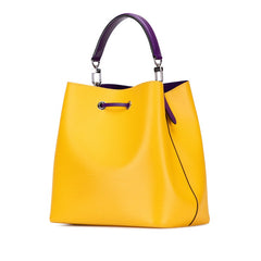 ルイ ヴィトン エピ ネオノエ ハンドバッグ ショルダーバッグ 2WAY M54369 イエロー パープル レザー レディース LOUIS VUITTON 【中古】