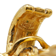 シャネル ヴィンテージ ココマーク スウィング イヤリング ゴールド メッキ レディース CHANEL 【中古】