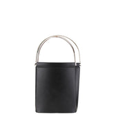 カルティエ トリニティ トートバッグ ハンドバッグ ブラック ゴールド レザー レディース CARTIER 【中古】