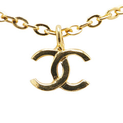 シャネル ココマーク ネックレス ゴールド メッキ レディース CHANEL 【中古】