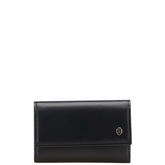 カルティエ マストライン キーケース 6連 ブラック レザー メンズ CARTIER 【中古】