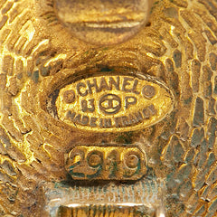 シャネル ヴィンテージ ココマーク ラウンド イヤリング ゴールド メッキ レディース CHANEL 【中古】