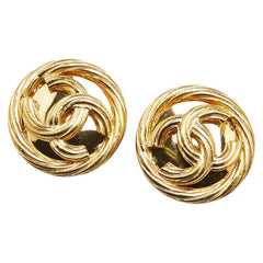 シャネル ヴィンテージ ココマーク イヤリング ゴールド メッキ レディース CHANEL 【中古】