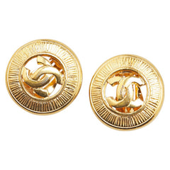 シャネル ココマーク イヤリング ゴールド メッキ レディース CHANEL 【中古】