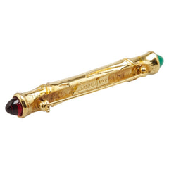 シャネル バンブー グリポワ ブローチ ゴールド メッキ レディース CHANEL 【中古】