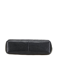シャネル ココマーク バイアスステッチ チェーン ショルダーバッグ ブラック キャビアスキン レディース CHANEL 【中古】