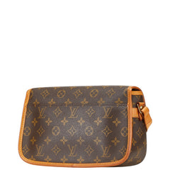 ルイ ヴィトン モノグラム ソローニュ 斜め掛け ショルダーバッグ M42250 ブラウン PVC レザー レディース LOUIS VUITTON 【中古】