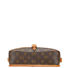 ルイ ヴィトン モノグラム ソローニュ 斜め掛け ショルダーバッグ M42250 ブラウン PVC レザー レディース LOUIS VUITTON 【中古】