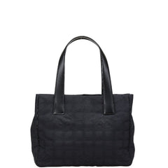 シャネル ニュートラトートPM トートバッグ ハンドバッグ ブラック キャンバス レザー レディース CHANEL 【中古】