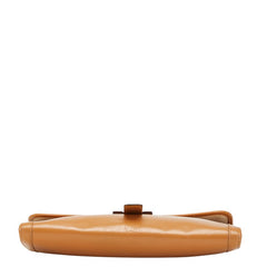 エルメス ジジェGM セカンドバッグ クラッチバッグ ブラウン レザー レディース HERMES 【中古】
