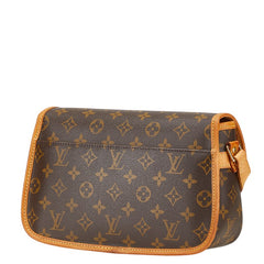 ルイ ヴィトン モノグラム ソローニュ 斜め掛け ショルダーバッグ M42250 ブラウン PVC レザー レディース LOUIS VUITTON 【中古】
