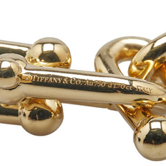 ティファニー ハードウェア エクストララージ リンク ダイヤ ブレスレット K18YG イエローゴールド メンズ TIFFANY&Co. 【中古】