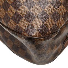 ルイ ヴィトン ダミエ イーヴォラGM ハンドバッグ ショルダーバッグ 2WAY N41132 ブラウン PVC レザー レディース LOUIS VUITTON 【中古】