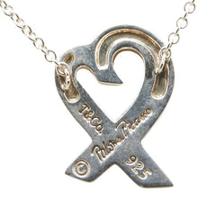 ティファニー ラビングハート ネックレス シルバー SV925 シルバー レディース TIFFANY&Co. 【中古】