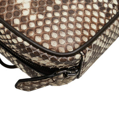 フェンディ ミニショルダーバッグ 7AS122 ベージュ ブラウン パイソン レディース FENDI 【中古】