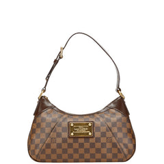 ルイ ヴィトン ダミエ テムズPM ワンショルダーバッグ ハンドバッグ N48180 ブラウン PVC レザー レディース LOUIS VUITTON 【中古】
