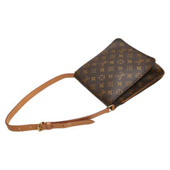 ルイ ヴィトン モノグラム ミュゼット サルサ ショート ショルダーバッグ M51258 ブラウン PVC レザー レディース LOUIS VUITTON 【中古】